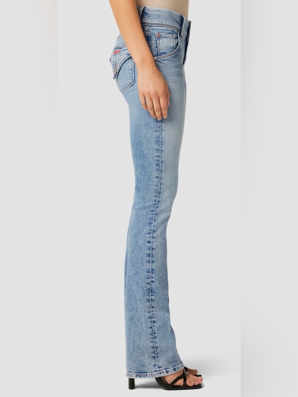 Hudson Collin Ankle Bootcut Jeans Women’s 31 Light Wash Stretch Denim inseam 29” - Picture 4 of 16